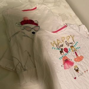 Kids New Year Shirts - Girls, Size 8.